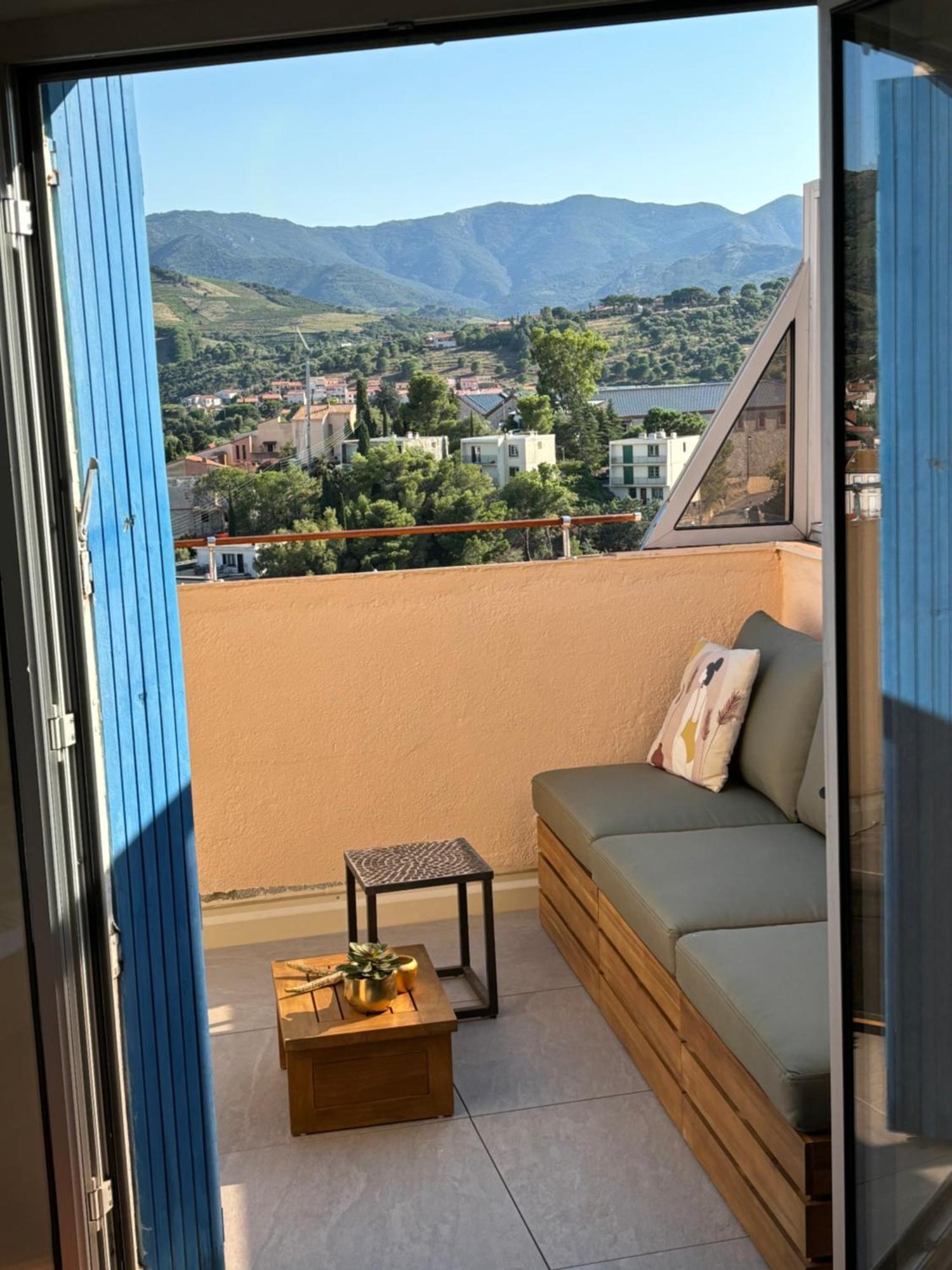 Attique A Banyuls - Vue Mer Et Montagne Exteriér fotografie